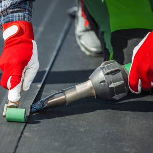 an EPDM membrane roof