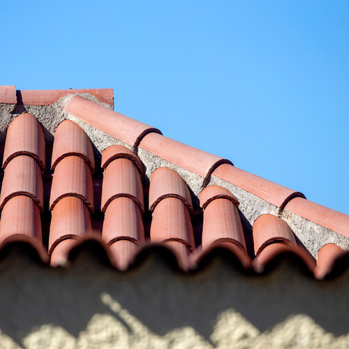 Mediterranean style tile roofing